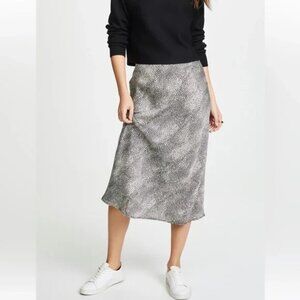 Renamed Leopard Print Slip Style Midi Skirt Womens Medium 90s Y2K Loud Luxury